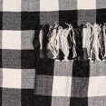 thumbnail image 5 of Chenille Plaid Throw Blanket Woven Throw with Stripe Tassels Sofa Knitted Throw, 5 of 6