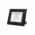 thumbnail image 3 of Marco para diplomas DOAI ART Classic, caoba, 21,6 x 27,9 cm, con tapete, 3 of 6