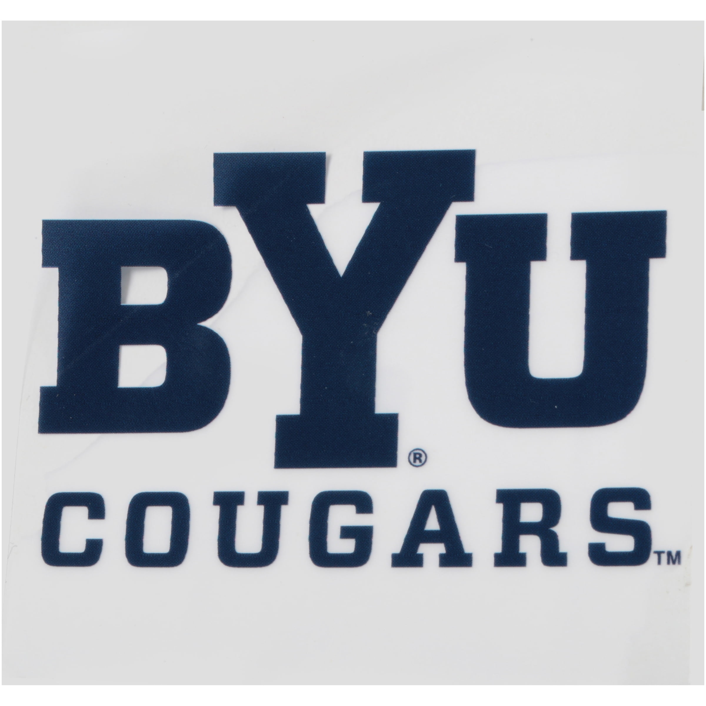BYU® Cougars™ Static Cling Decal
