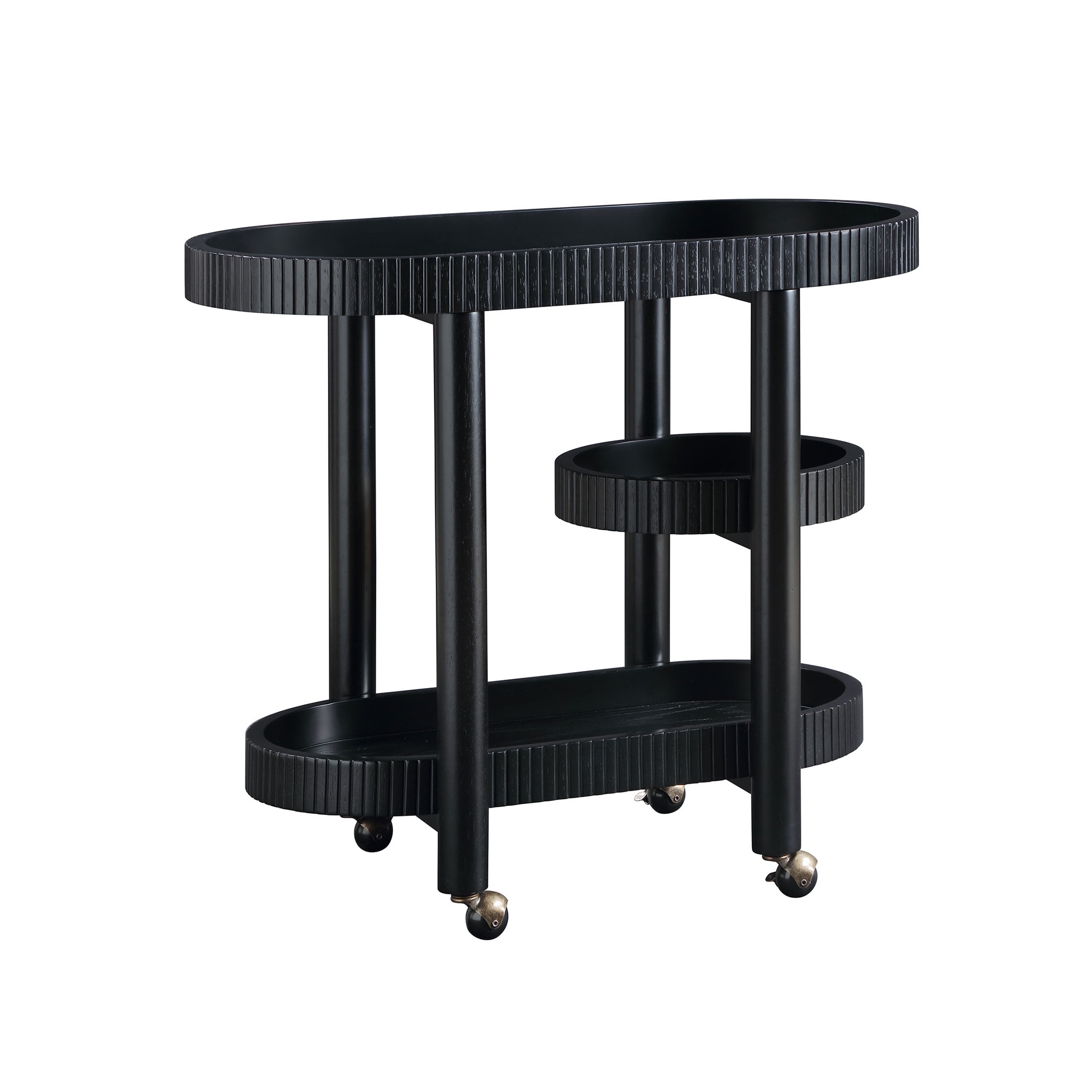Beautiful Drew Bar Cart by Drew Barrymore, Warm Honey Finish