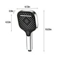 thumbnail image 3 of Honmine High Pressure Handheld Shower Head, 3 Functions High Flow Shower Head with Handheld Powerful Spray Shower Head, Rain Shower Heads with Power Wash, 3 of 8