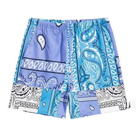 Gyexs Boys Shorts Size 9-10 Summer Boho Paisley Print Shorts Casual Kids Drawstring High Waisted Graphic Shorts with Pocket (#02 Blue 9-10 Years) Gyexs Boys Shorts Size 9-10 Summer Boho Paisley Print Shorts Casual Kids Drawstring High Waisted Graphic Shorts with Pocket (#02 Blue 9-10 Years)