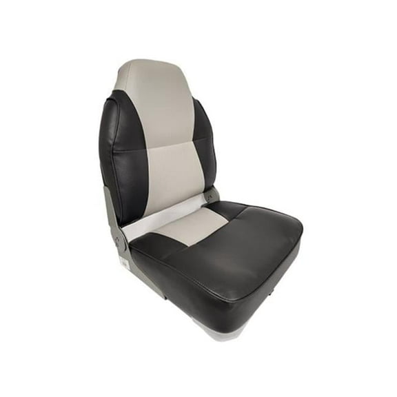 Horizon Manufacturing  22.5 in. Lund Style Boat Seat, Grey & Charcoal