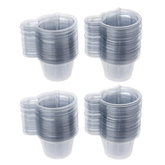 Huhudde 200Pcs Plastic Measuring Cup Resin Mixing Cup Disposable Pouring Cups for Epoxy
