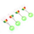 thumbnail image 2 of 100 Uds Señuelos de pesca tapones flotantes Bobber Stop Space Beans aparejos de pesca accesorio, 2 of 8