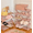 Pink, variant on 4-Tier Z-Shaped Shoe Rack, Durable Plastic Independent Storage Boxes, Curved Design, Multi-Function Storage Rack, Easy Assembly Freestanding Shoe Rack, No Tools Required, Compact Design