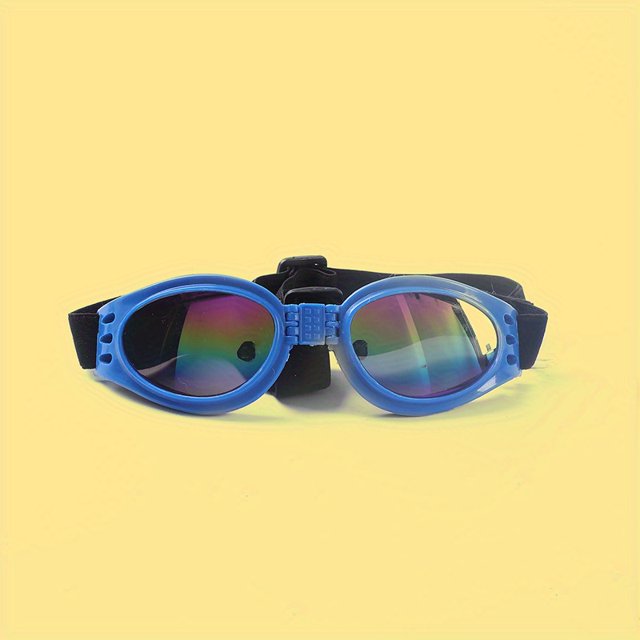 1Pza Gafas De Sol Plegables Para Perros, Adecuadas Para Completar Un Look Elegante, con Correa De Cabeza Ajustable