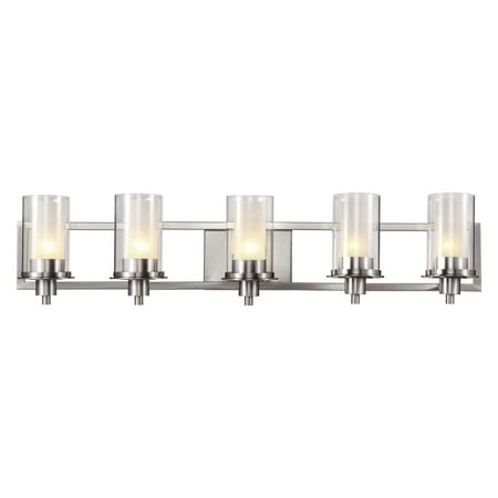 Trans Globe 20045 Bath Bar - Brushed Nickel - 37.75W in.