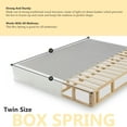 thumbnail image 6 of GOWTUN, 10-Inch medium plush Tight top Innerspring Mattress And 8-Inch Fully Assembled Wood Boxspring/Foundation Set, Twin Size, 6 of 7