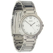 Men's Round White Dial Watch