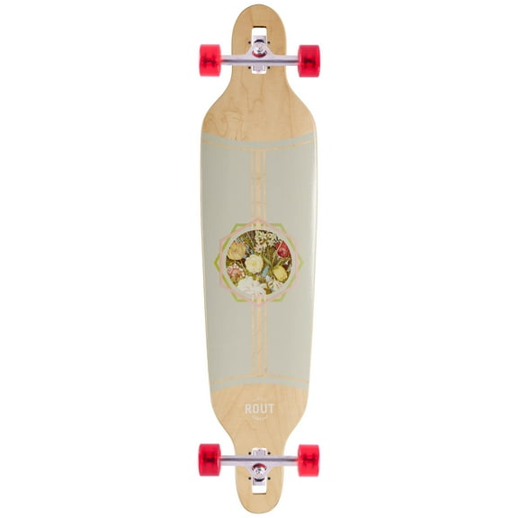 Rout Floral Drop-Thru Longboard Complete