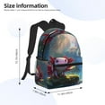 thumbnail image 2 of Fuzoiu Pond Cute Axolotl Print School Backpack for Teens,Large Bookbag,Lightweight Laptop Bag for Travel, Work, School & Outdoor Adventures, 2 of 6