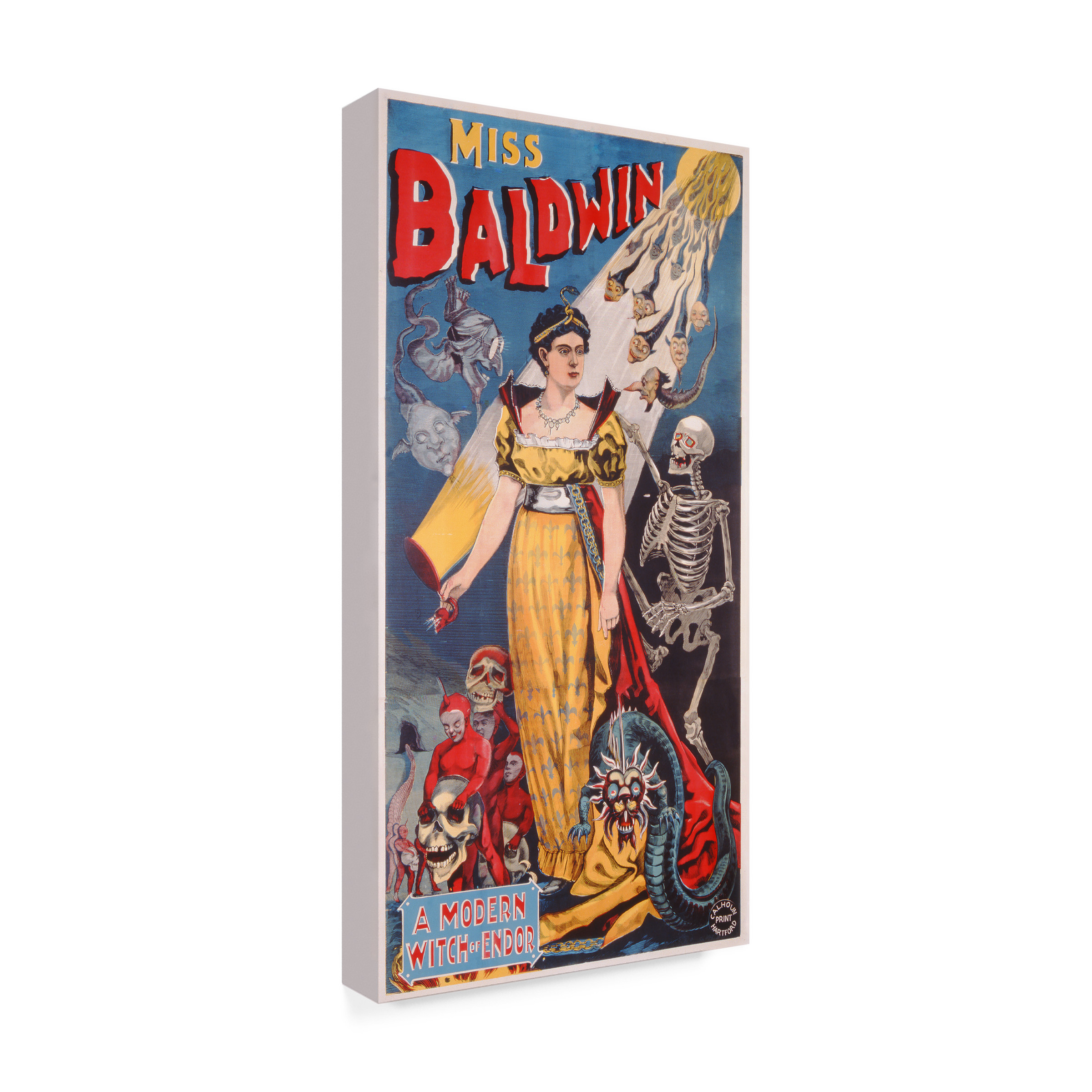 Trademark Art "Miss Baldwin, A Modern Witch of Endor, 1888" Canvas Wall Art