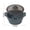 Gray, variant on Collapsible Silicone Steamer Pot for Microwave, Foldable Vegetable Steamer with Perforated Tray, Space-Saving Kitchen Cookware with Cool-Touch Handles