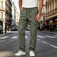 thumbnail image 3 of SAWOBUUN Mens Lightweight Quick Dry Cargo Pants Straight Leg Elastic Waist Summer Breathable Outdoor Trousers Hiking Work Pants, 3 of 5