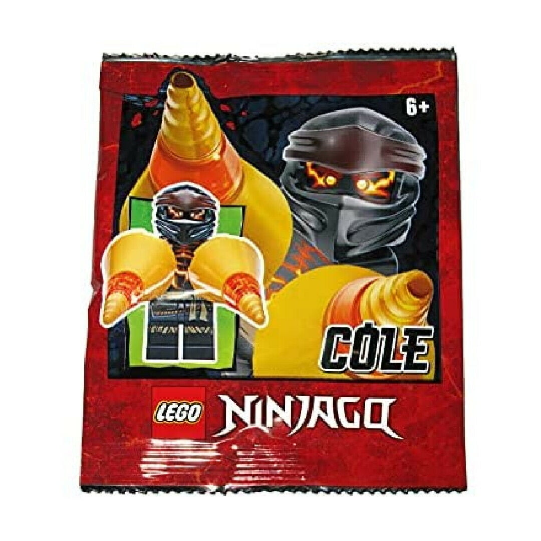 Lego Ninjago Cole Minifigure From Master Of The Mountain With Drilling Weapons