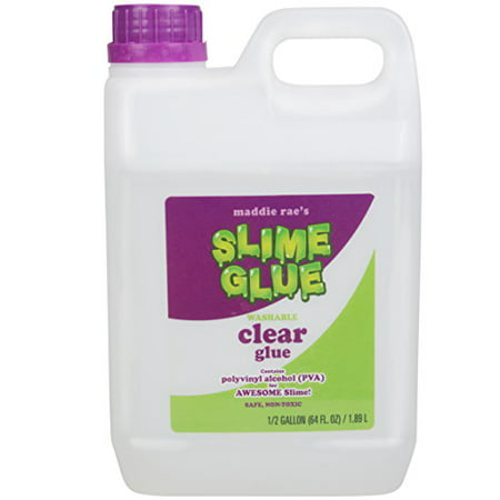 Slime Making Clear Glue - 1/2 Gallon Value Size - Non Toxic, School Grade Formula for Perfect Slime Crafts