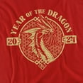 thumbnail image 2 of Dungeons And Dragons T-Shirt Year of The Dragon Gold Beast Unisex Graphic Tee For Men & Women, 2 of 7