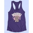 thumbnail image 3 of Woops Gooey Bear Cute Art Racerback Tank Women -Image by Shutterstock, Female x-Large, 3 of 4