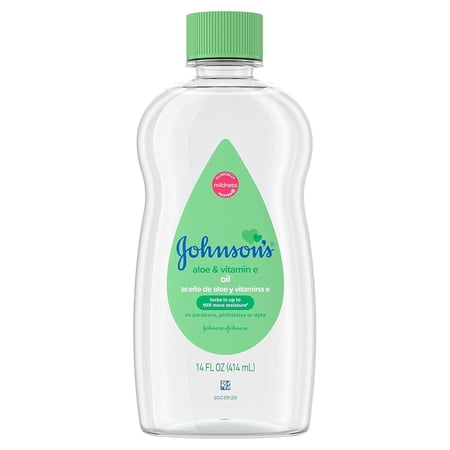 Johnson's Baby Oi Aloe Vera & Vitamin E Skin Moisturizer, 14 Oz