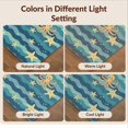 thumbnail image 7 of Design&I 3'x5' Washable Area Rug Ocean Whale Octopus Starfish Nautical Animals Under Classroom Flowing Dynamic for Home Office, Hallway, Low Profile & Durable Daily Traffic Ready, 7 of 7