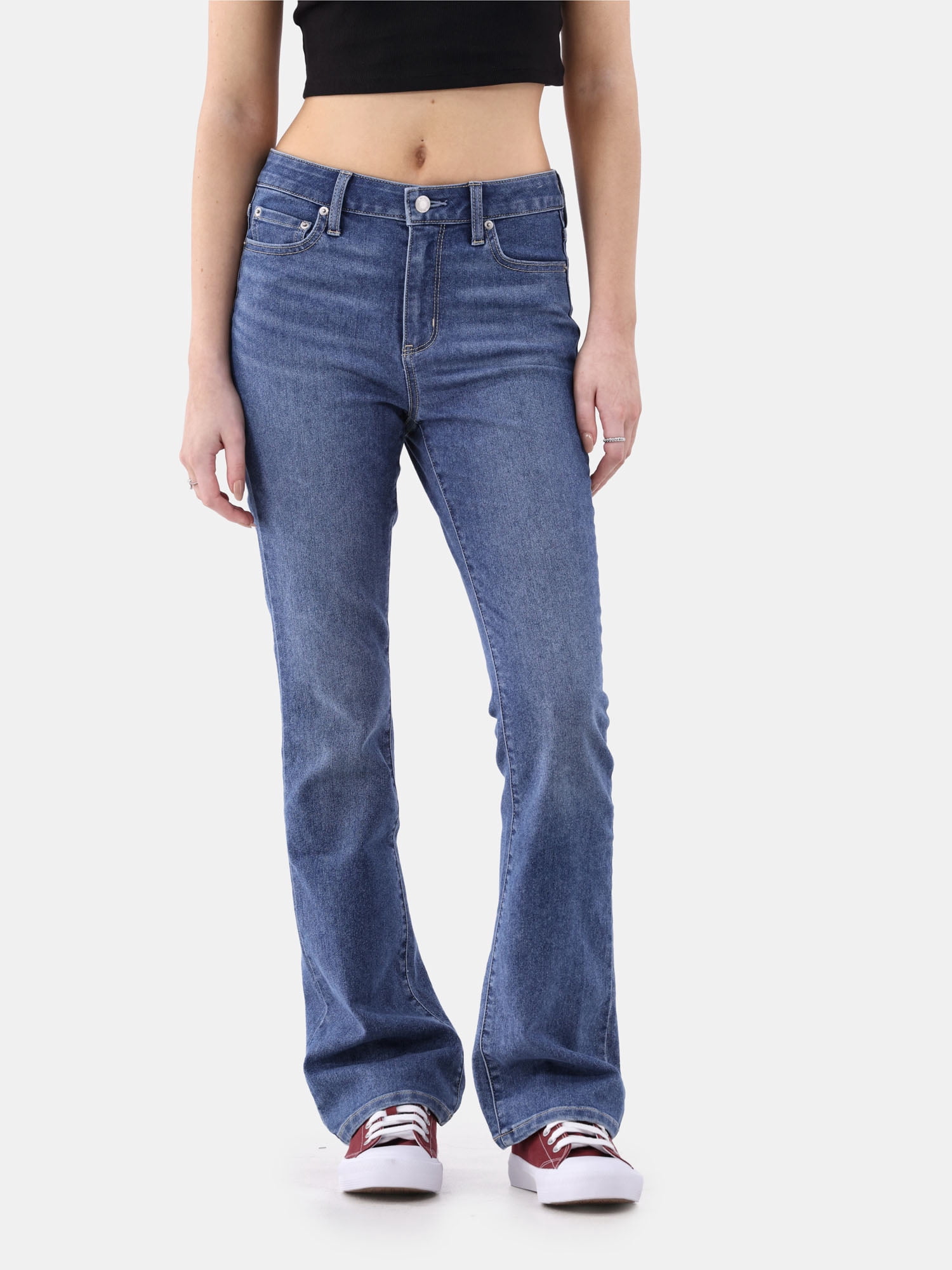No Boundaries Women s Midrise Bootcut Jeans 32 Inseam Sizes 00 20