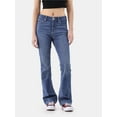 thumbnail image 2 of No Boundaries Mid Rise Bootcut Jeans, 32” Inseam, 1 or 2-Pack, Women’s, 2 of 8