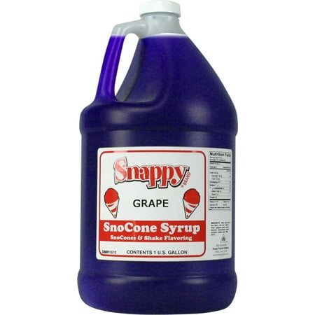 Grape Snappy Snow Cone Syrup (1 Gallon)