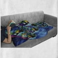 thumbnail image 6 of 70s Party Soft Flannel Fleece Blanket, Colorful and Funky Vibrant Disco Balls in Abstract Night Club Dancing Theme Art, Cozy Plush for Indoor and Outdoor Use, 50" x 70", Multicolor, by Ambesonne, 6 of 6