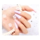 thumbnail image 2 of Uñas postizas decorativas sin rastro, diseño francés y colorido, 10 tamaños incluidos, 100 piezas por caja, ideal para manicura DIY y uso en casa., 2 of 6
