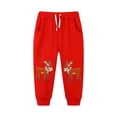 thumbnail image 2 of Esaierr Kids Baby Boys Girls Sweat Pants 2-7Y Kids Cotton Active Pants Toddler Cartoon Jogger Sweatpants Spring Fall Jogger Pants, 2 of 8