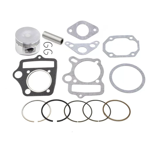 Piston Rings and Gasket Kit Set, Compatible with 110cc and 125cc ATV Models, Durable and High-Performance