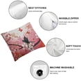thumbnail image 4 of BANET Throw Pillow Cushion Cover, Japanese Cherry Branches Over The with Mountain Reflection Hill Season Image, Decorative Square Accent Pillow Case 18x18in, 4 of 5