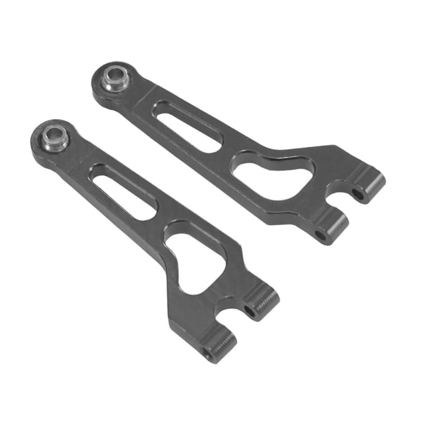 2 piezas de repuesto para brazo de suspensión delantero RC 1:20, modificación de actualización de oruga gris