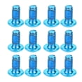 thumbnail image 3 of Rotores de freno de disco de acero azul para bicicleta con 12 tornillos T25 resistentes: accesorios de ciclismo para un mejor rendimiento, 3 of 8