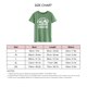 thumbnail image 4 of Camiseta con estampado de letras Camiseta minimalista con cuello redondo y manga corta informal holgada de moda para primavera y verano Verde claro (letras blancas) M, 4 of 5