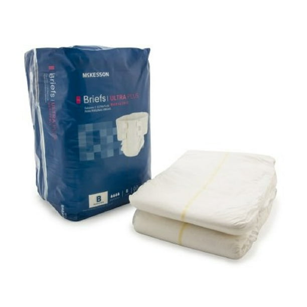 McKesson Ultra Plus Bariatric Adult Incontinent Brief Tab Closure 3X
