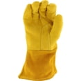 thumbnail image 4 of Ironcat Welding Gloves, Gauntlet Cuff, Straight Thumb, A Cowhide, M, 1 PR 6030/M, 4 of 6