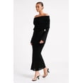 thumbnail image 5 of Women'S Fall Off Shoulder Bodycon Sweater Dress Formal Long Sleeve Elegant Club Party Midi Maxi Dresses, 5 of 7