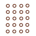 thumbnail image 1 of BINGLI 20/50 Pack Pressure Washer O-Rings, Hose Gasket Washers, 1/4" and 3/8" Quick Connect Couplers, Water Hose Replacement Seals, Durable Plastic Rings Kit for Faucet Garden, 1 of 2