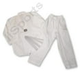 thumbnail image 1 of Isport UK1003A White Taekwondo V-Neck Uniform No. 3, 1 of 1