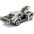 thumbnail image 5 of Jada Toys Fast & Furious 1:24 Dom's Ice Charger Die-cast Car - Toys for Kids - Silver, 5 of 6