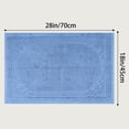 thumbnail image 7 of Unique Bargains Cotton Absorbent Floor Mats Quick Dry Towel Blue, 7 of 7