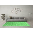 thumbnail image 3 of Ahgly Company Indoor Rectangle Abstract Emerald Green Contemporary Area Rugs, 7' x 10', 3 of 4