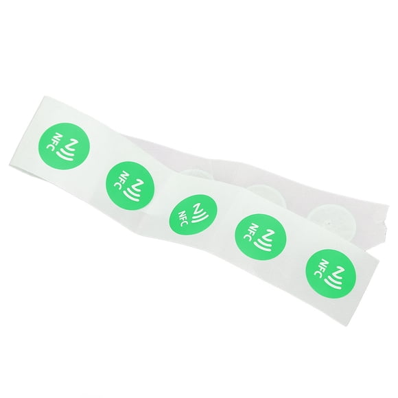 30 Pcs Étiquettes NFC Autocollants NFC Compatibles avec TagMo 504 Octets Mémoire, Matériau PVC Imperméable
