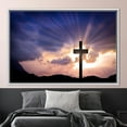 thumbnail image 6 of Christian Cross Jesus Christ Cross Printed, Resurrection Cross Art Canvas, Christian Printed, Landscape Poster, Canvas Wall Decor - 4P-Gallery Wrapped, 6 of 9