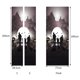 thumbnail image 2 of Pegatinas para puerta con la imagen de zombis en 3D de Halloween, 30 x 79 pulgadas, papel tapiz realista para puerta con zombis, 2 of 5