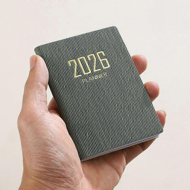 Pocket Calendar Planner: Pu Cover 2026 Monthly Pocket Planner - Weekly Daily Calendar Schedule Book For Office School Personal Planning