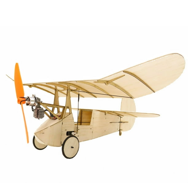 DWH K0704 358mm Wingspan RC Airplane Balsawood Aircraft Juguete de bricolaje para niños adultos sin Abody Versión PNP