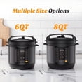 thumbnail image 4 of Atilioo 6QT Electric Pressure Cooker, 16-in-1 Multi Cooker, Stainless Steel Non-Stick Pot, Yogurt Maker, Rice Cooker, Slow, Sauté Steamer with Recipe, Black, 4 of 9